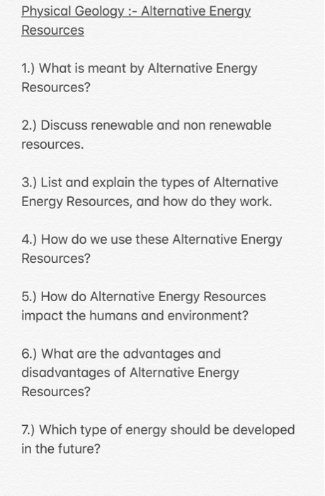 solved-physical-geology-alternative-energ-resources-1-chegg