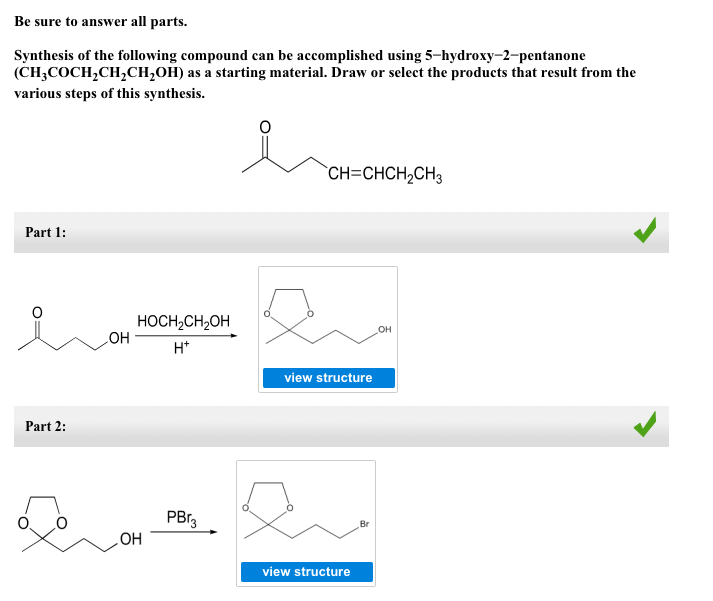 Solved Synthesis of the following compound can be | Chegg.com