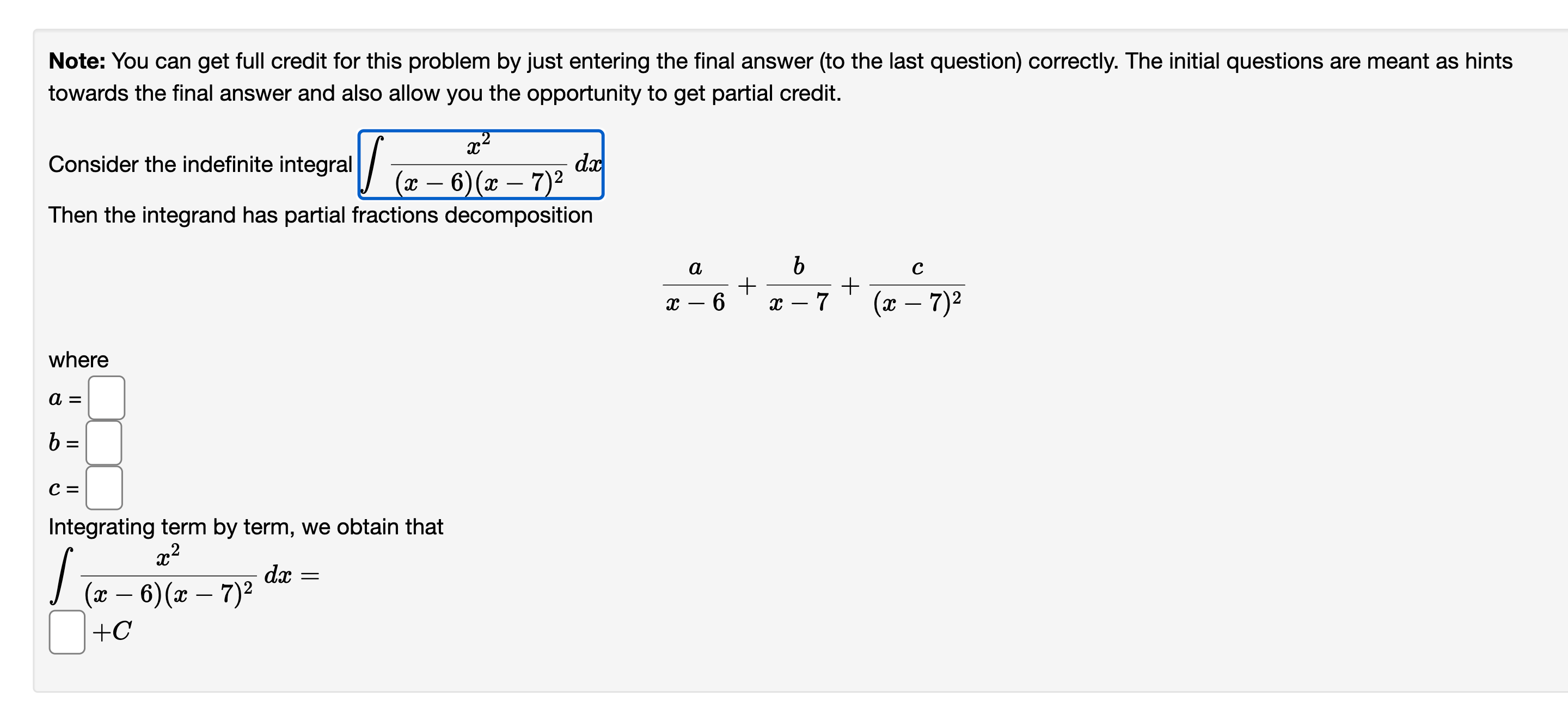 Solved Note: You Can Get Full Credit For This Problem By | Chegg.com