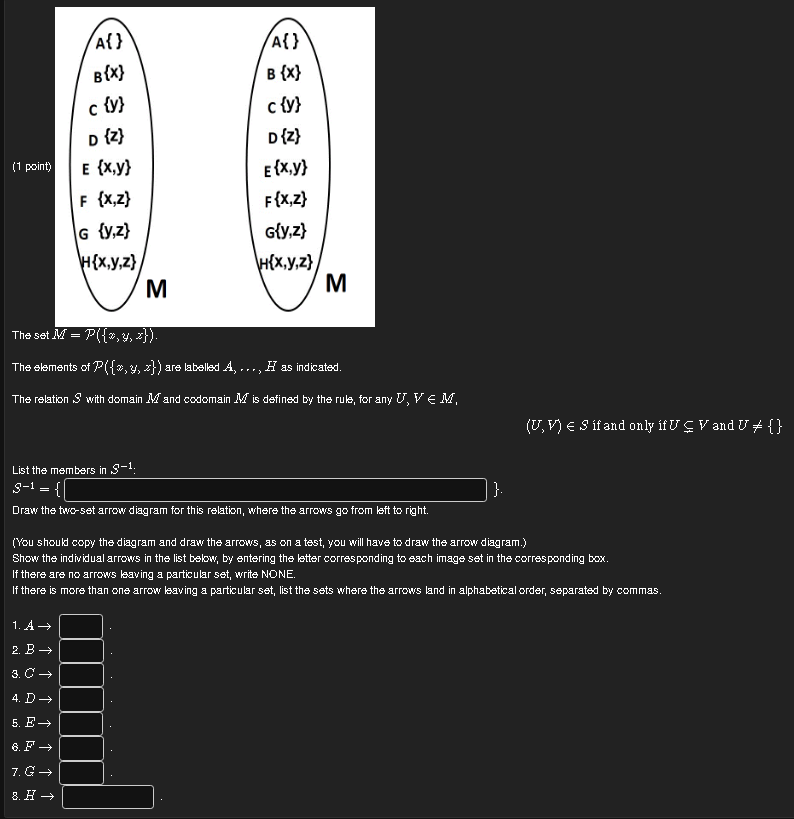 Solved A B X C Y D Z A B X C Y D Z E X Y Chegg Com