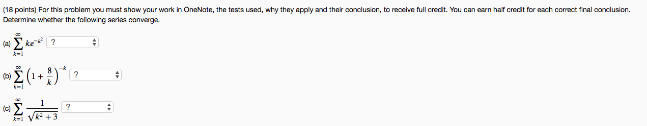 Solved (18 points) For this problem you must show your work | Chegg.com