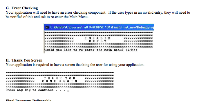 Solved I. Application overview You are going to create an | Chegg.com