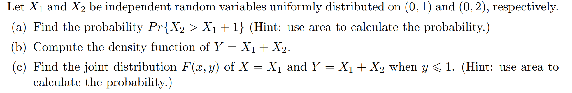 Solved > Let X1 And X2 Be Independent Random Variables | Chegg.com