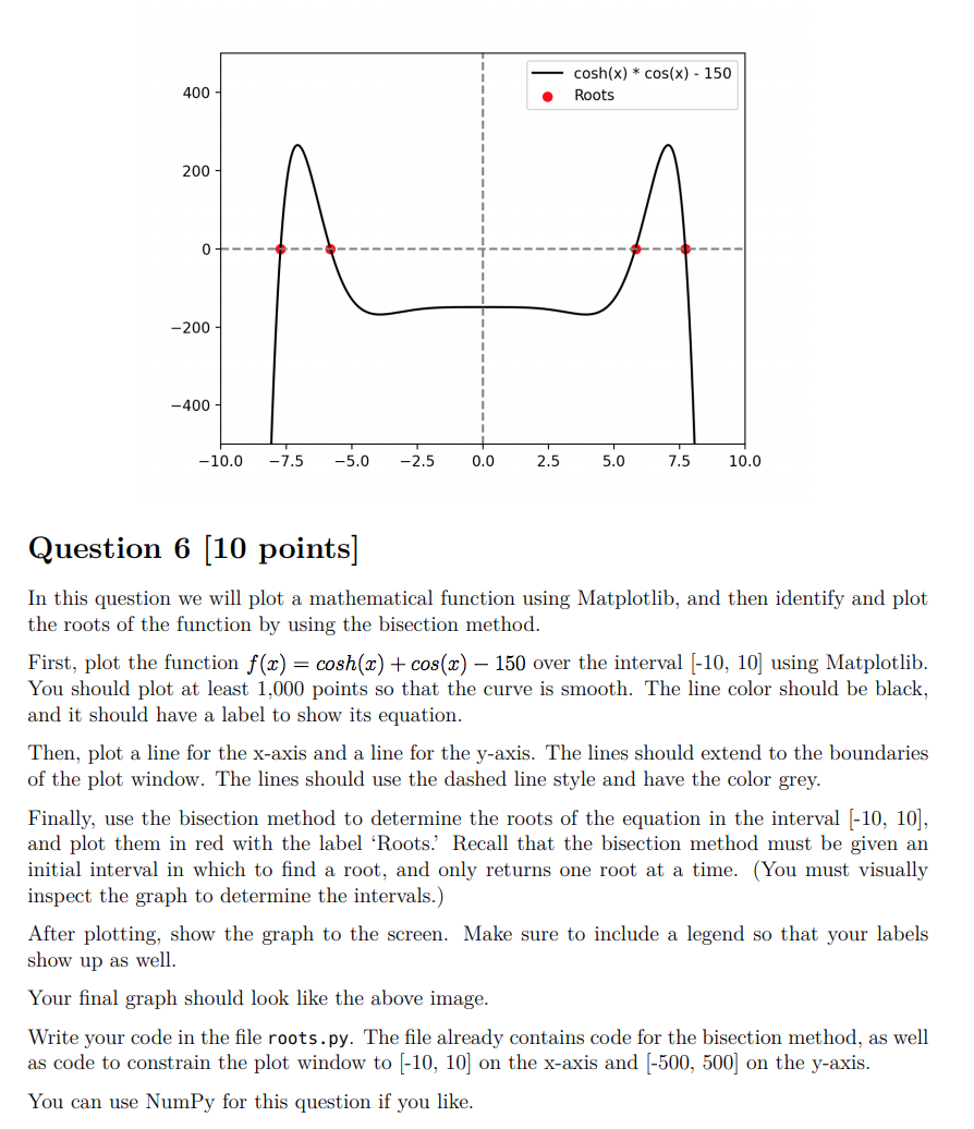 import numpy as np import matplotlib.pyplot as | Chegg.com