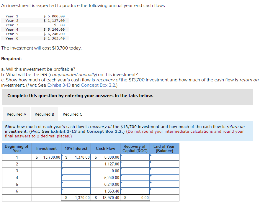 solved-an-investment-is-expected-to-produce-the-following-chegg