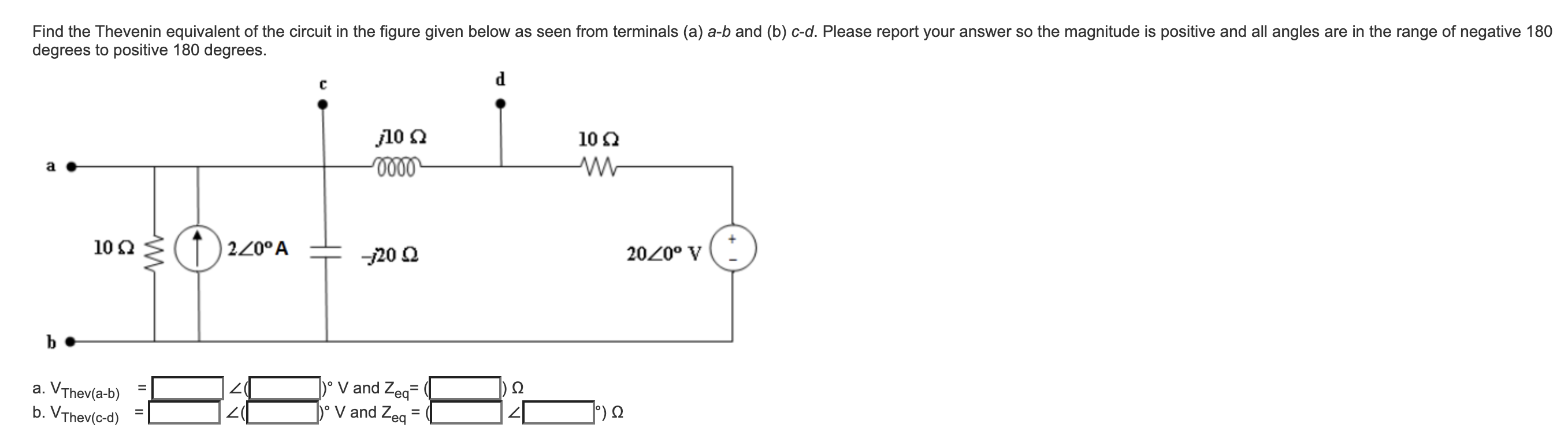Solved Find the Thevenin equivalent of the circuit in the | Chegg.com