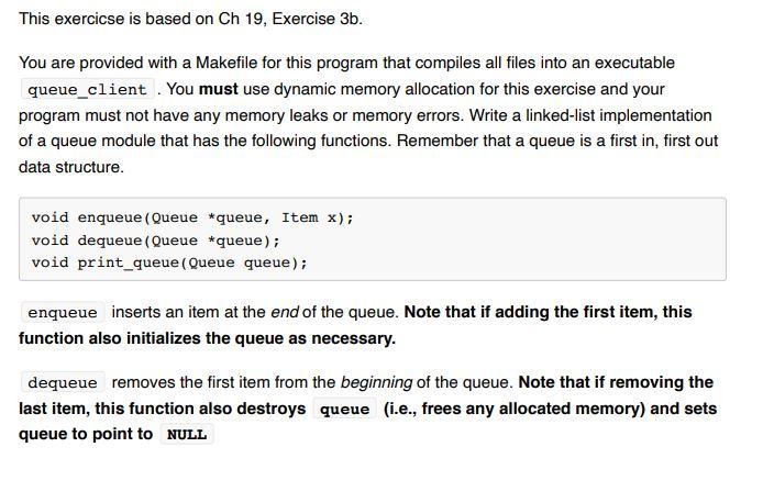 Solved This exercicse is based on Ch 19, Exercise 3b. You | Chegg.com
