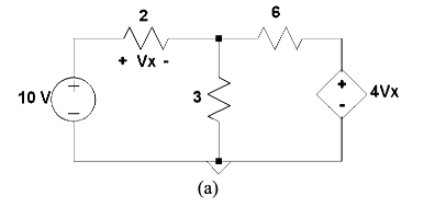 Solved Solve the following schematic for voltage across 3ohm | Chegg.com