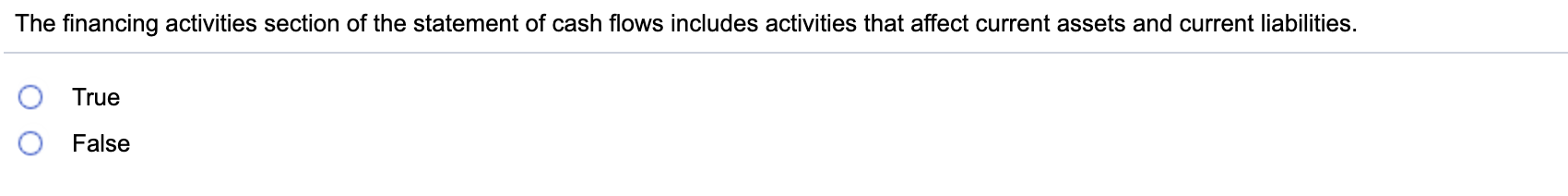 statement of cash flows includes which activities