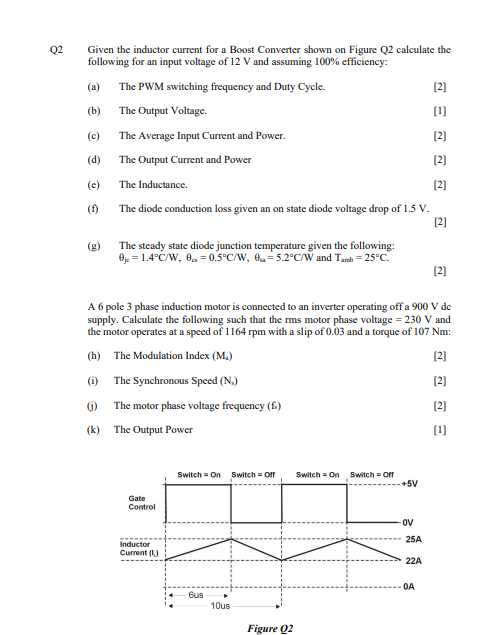Solved A 6 pole 3 phase induction motor is connected to an | Chegg.com