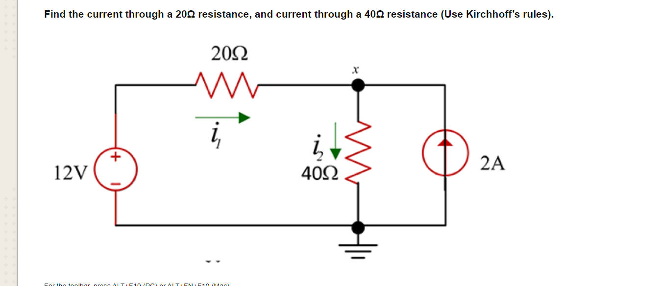 Solved Find The Current Through A 20Ω Resistance, And | Chegg.com