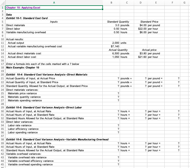 Solved Please solve using excel include formulas in your | Chegg.com