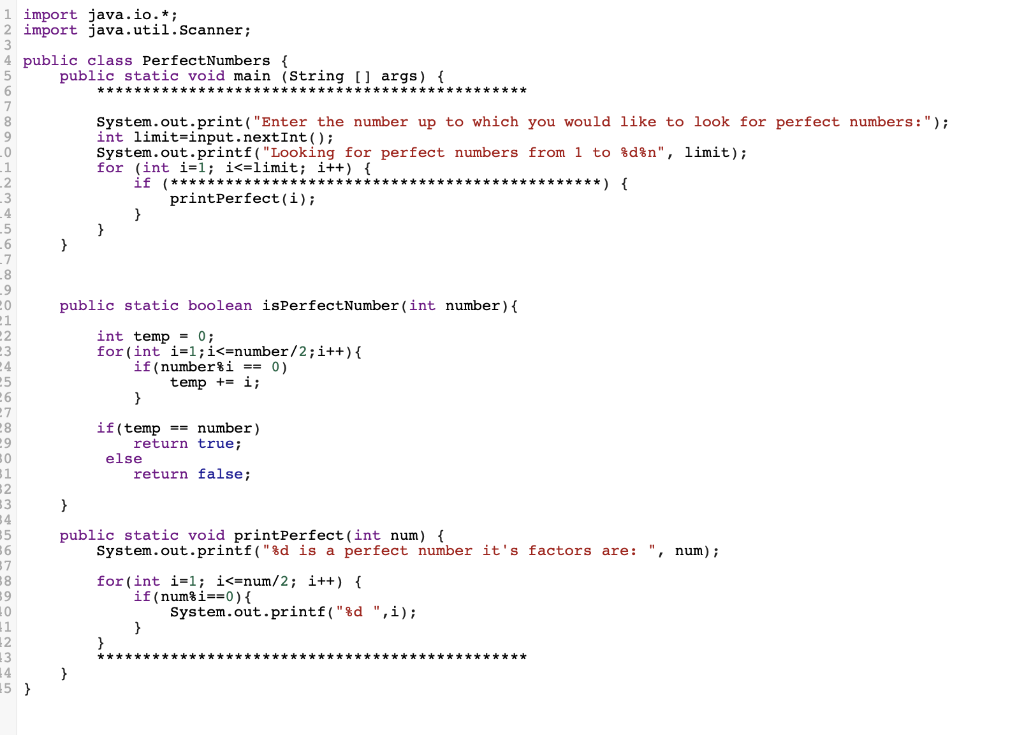 Solved 6.24 (Perfect Numbers) An integer number is said to | Chegg.com