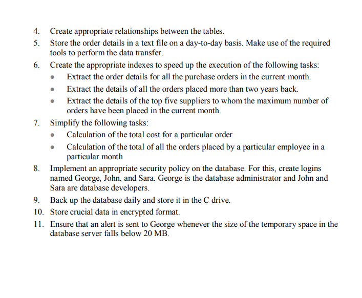 Solved Case Study 1: Shop Here The entities for the Shop | Chegg.com