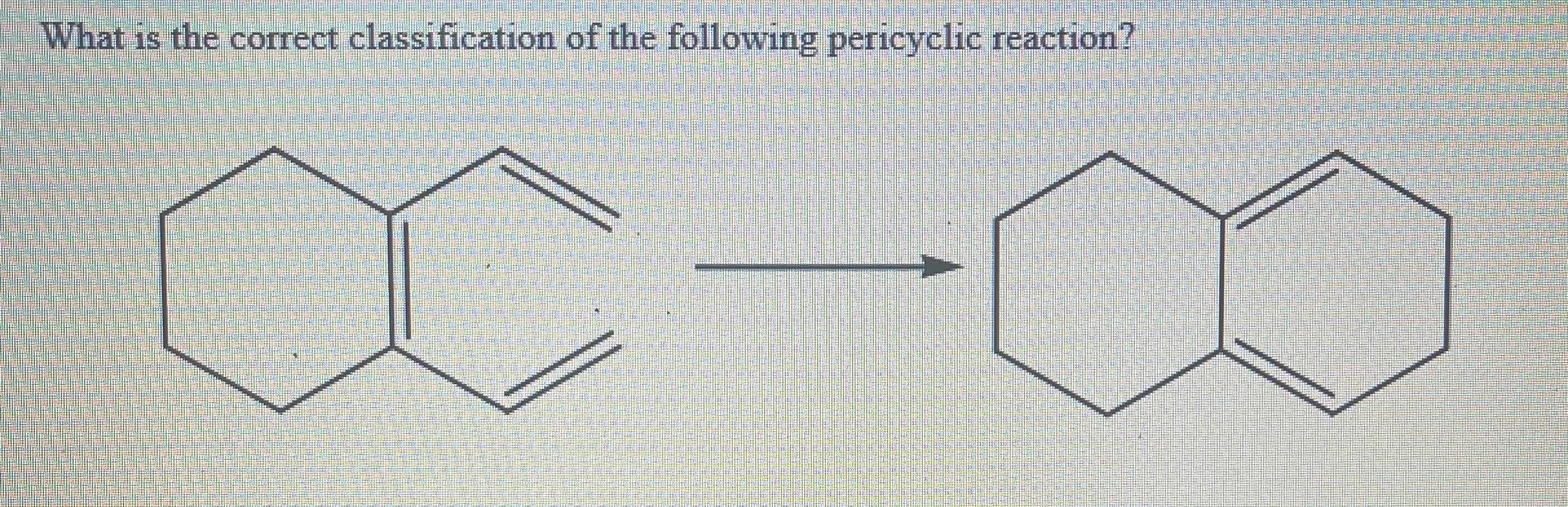 Solved What is the correct classification of the following