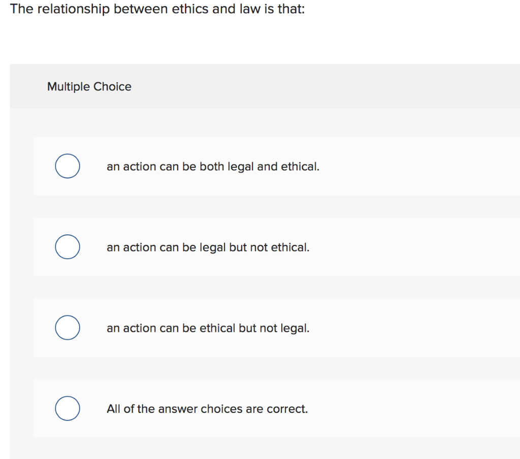 solved-the-relationship-between-ethics-and-law-is-that-chegg