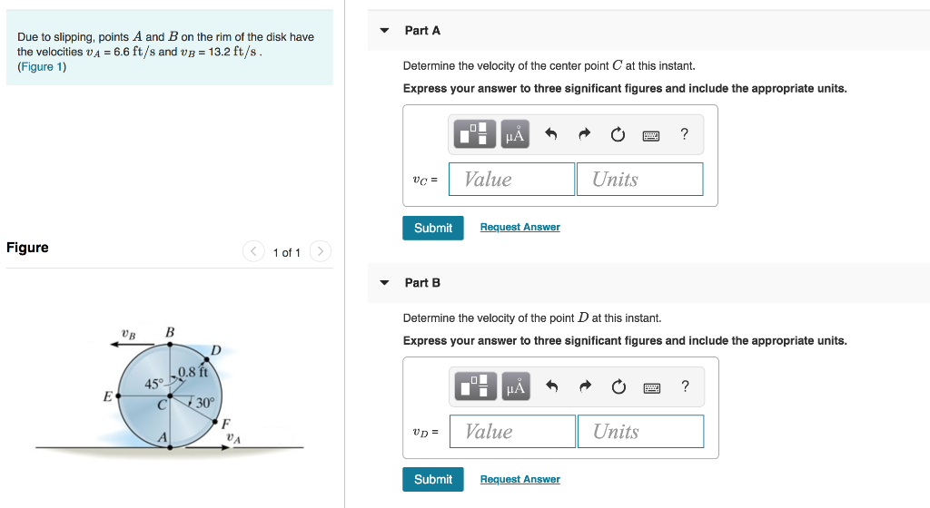 Solved Part A Due to slipping, points A and B on the rim of | Chegg.com