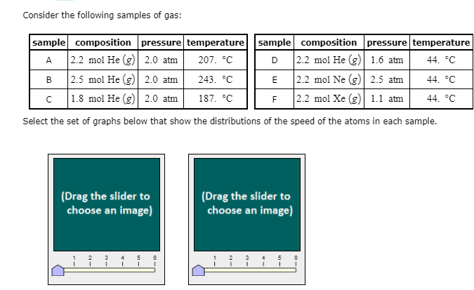 Solved Consider the following samples of gas: A sample | Chegg.com