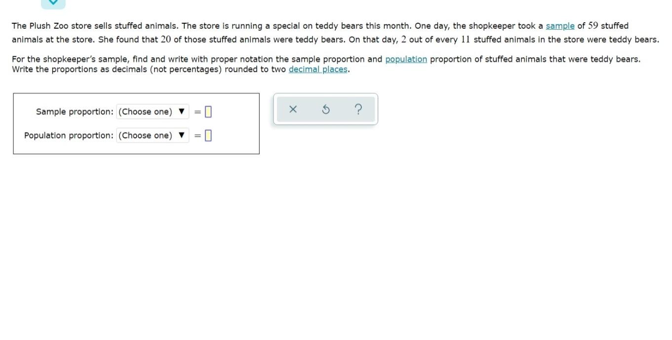 Solved The Plush Zoo store sells stuffed animals. The store