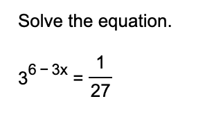 Solved Solve the equation.36-3x=127 | Chegg.com