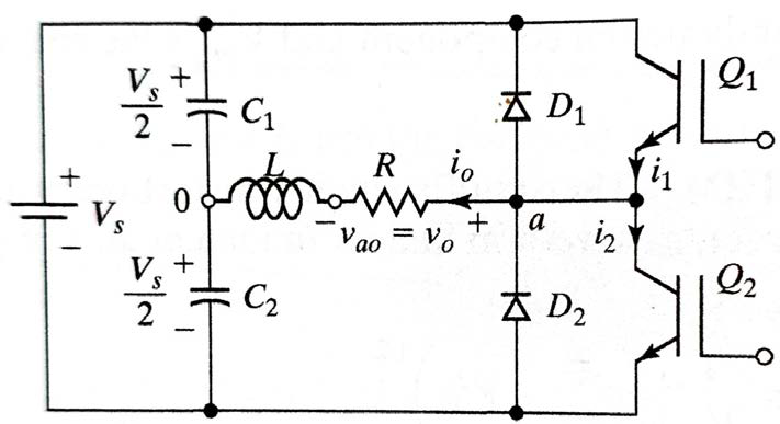Half Bridge Inverter R Load Solved A single-phase half-bridge inverter of Figure 3 has a | Chegg.com