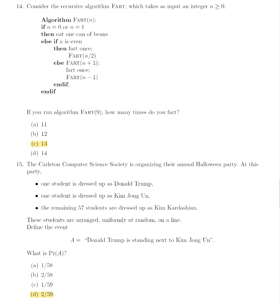 Solved Discrete Structures – You must justify your | Chegg.com