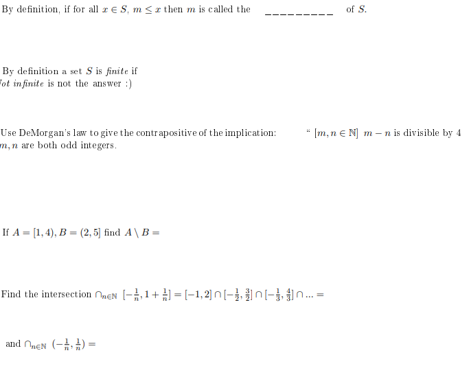 Solved By Definition If For All 2 Es M X Then M Is Ca Chegg Com