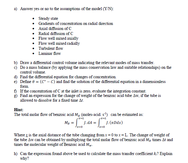 Q2 Flow Through A Pipe With Corrosion Pure Water F Chegg Com