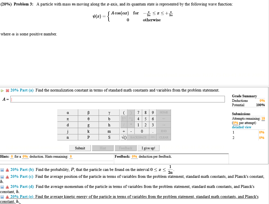 constants and variables in math