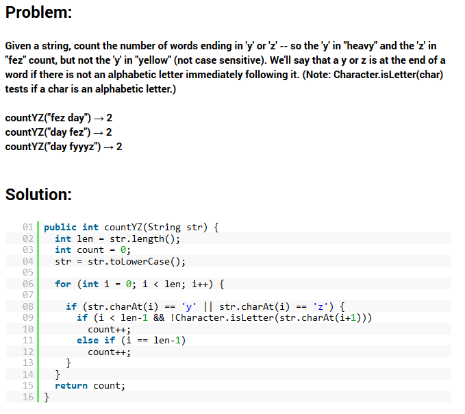 problem-given-string-count-number-words-ending-y-z-y-heavy-z-fez-count