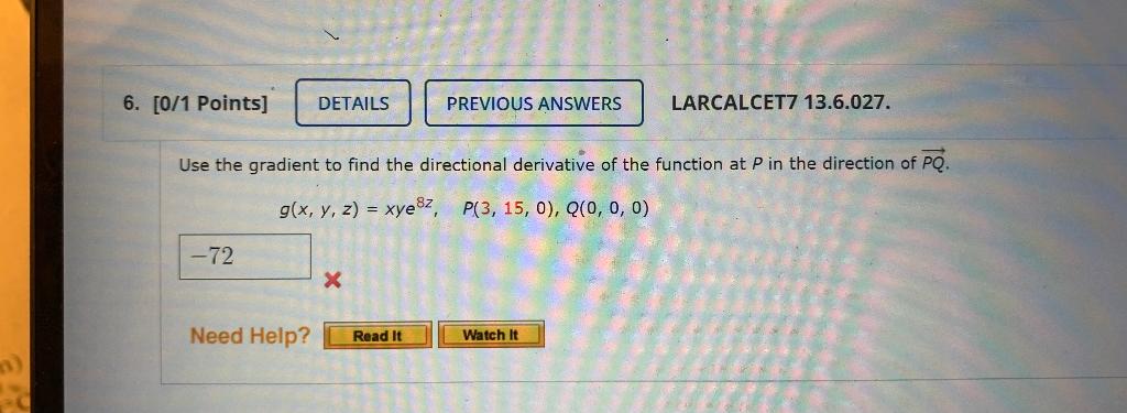 Solved Use The Gradient To Find The Directional Derivative Chegg Com