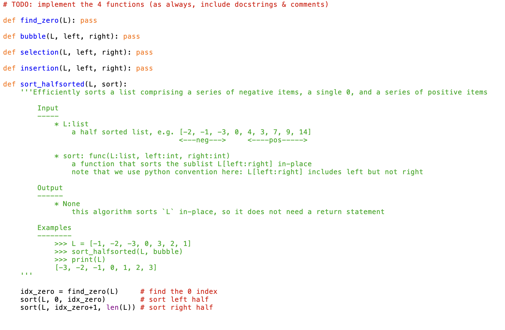 Solved Mod 6 Homework Quadratic Sorts We Will Use Half Chegg Com   PhpjvohAX