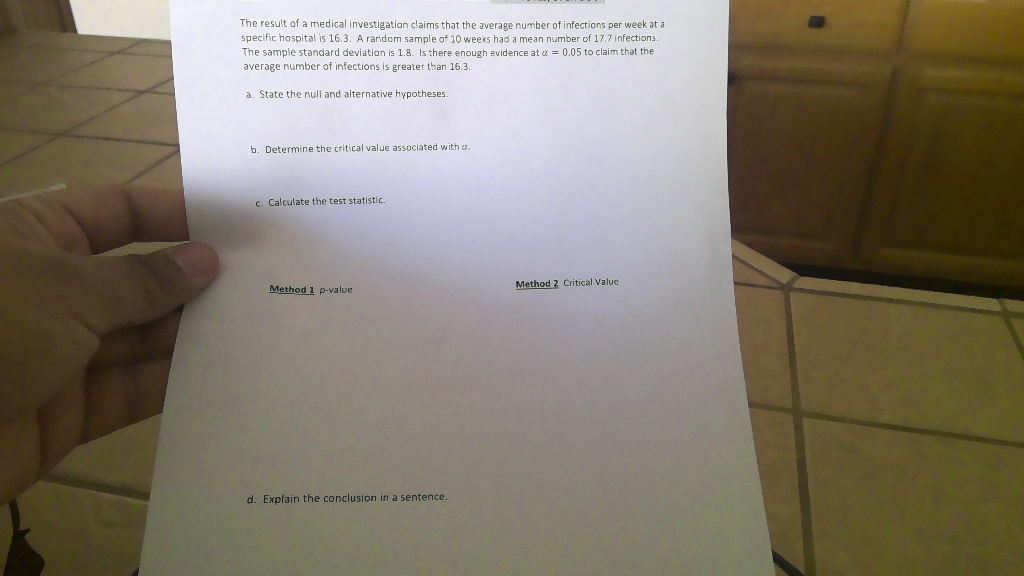 Solved The result of a medical investigation claims that the Chegg com