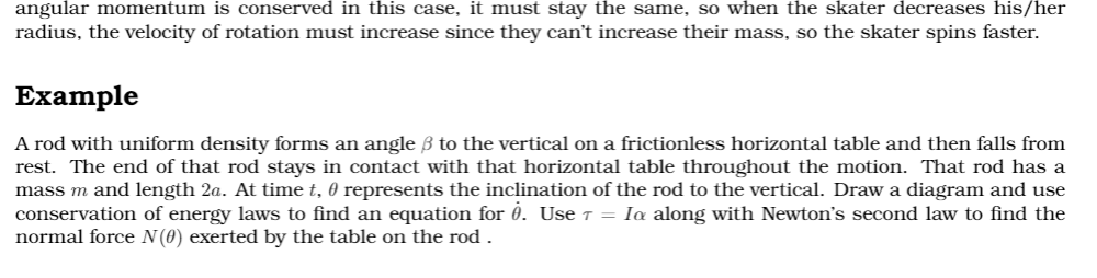 Solved angular momentum is conserved in this case, it must | Chegg.com