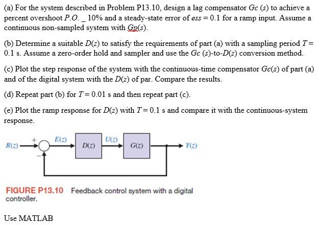 Solved Lag Compensator | Chegg.com