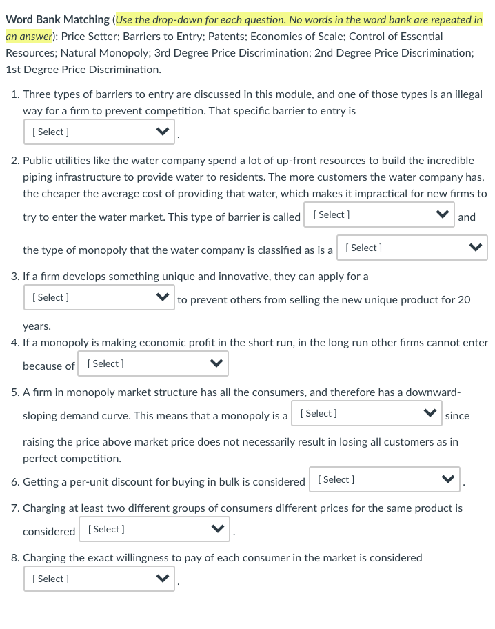 solved-word-bank-matching-use-the-drop-down-for-each-chegg