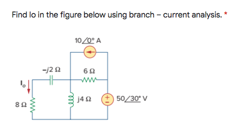 Solved a) Find Io in the figure below using | Chegg.com