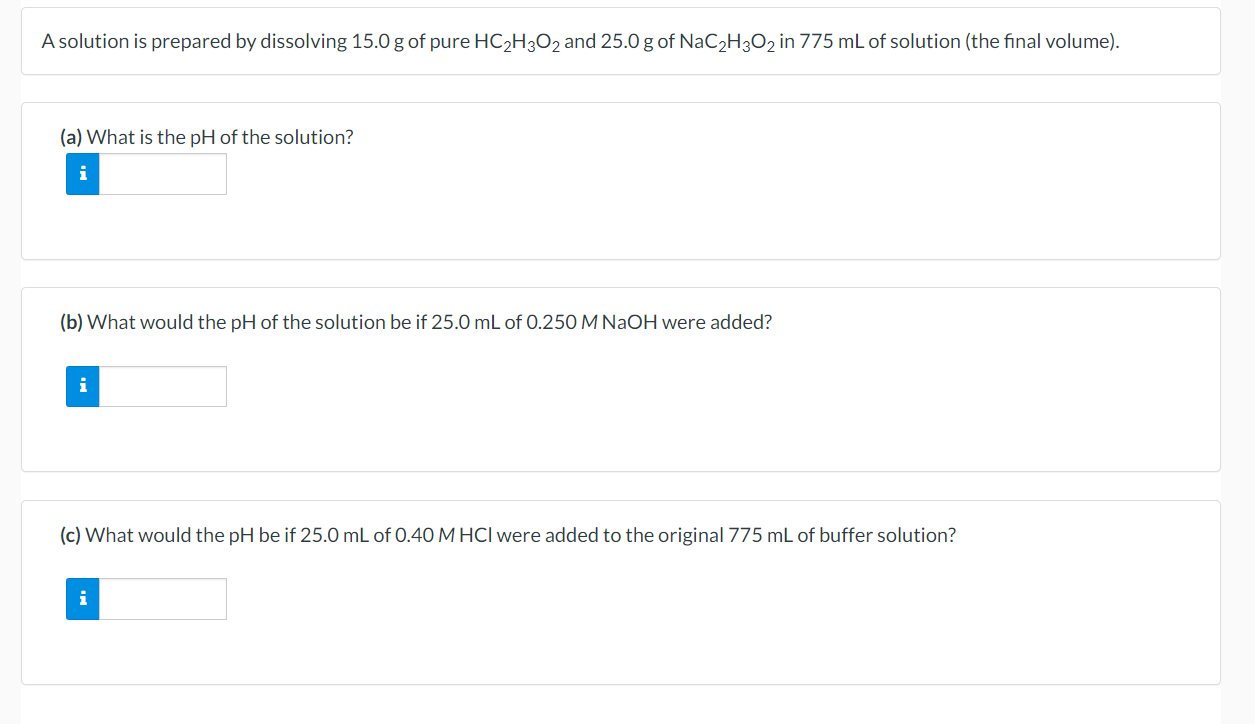 Solved A solution is prepared by dissolving 15.0 g of pure | Chegg.com