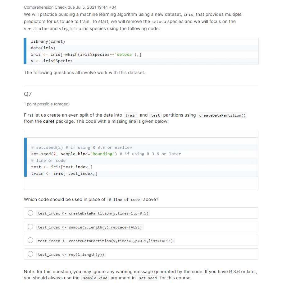 Solved Comprehension Check due Jul 5, 2021 19:44 +04 We will | Chegg.com