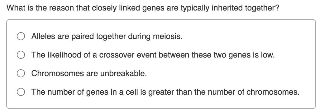 Solved You are studying two genes known to occur on the same | Chegg.com