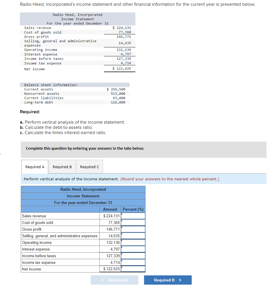 Solved Calculate the debt-to-assets ratio. (Round your | Chegg.com