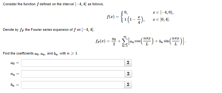 Solved Consider the function f defined on the interval (-4, | Chegg.com