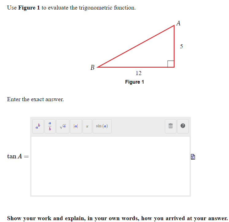 Solved Use Figure 1 To Evaluate The Trigonometric Function. | Chegg.com