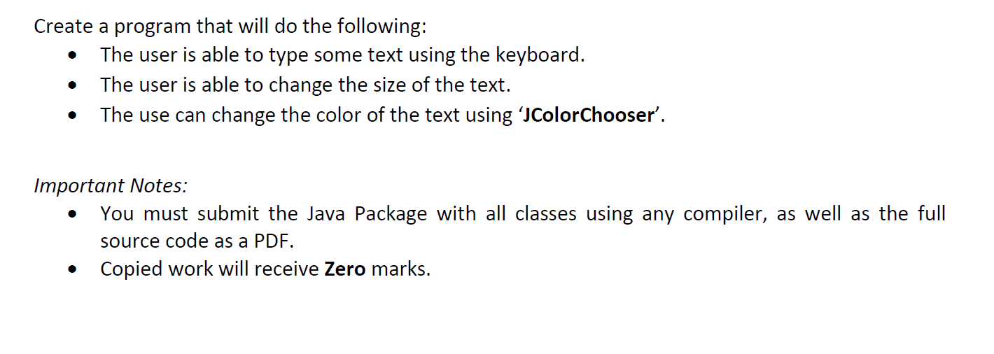 Solved The program should be two or more class and the main | Chegg.com