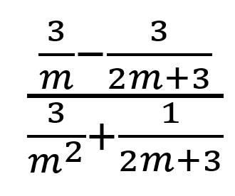 Solved 3 3 M 2m+3 3 1 + M2 2 M+3 