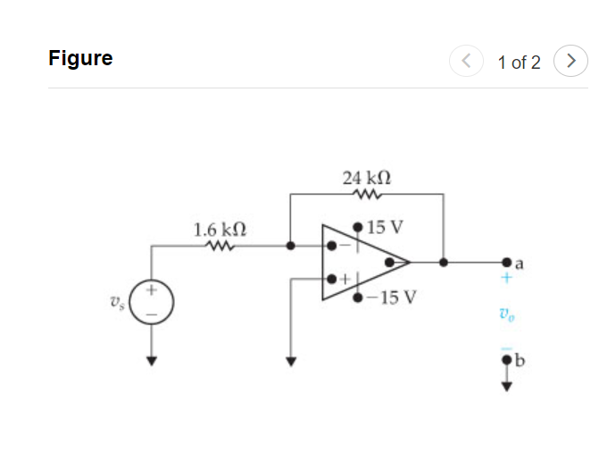 Solved The op amp in the circuit in the figure is ideal. | Chegg.com