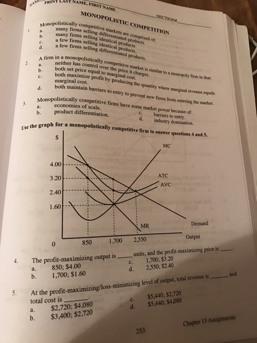 Solved Monopolistically Competitive Markets Are Comprised | Chegg.com