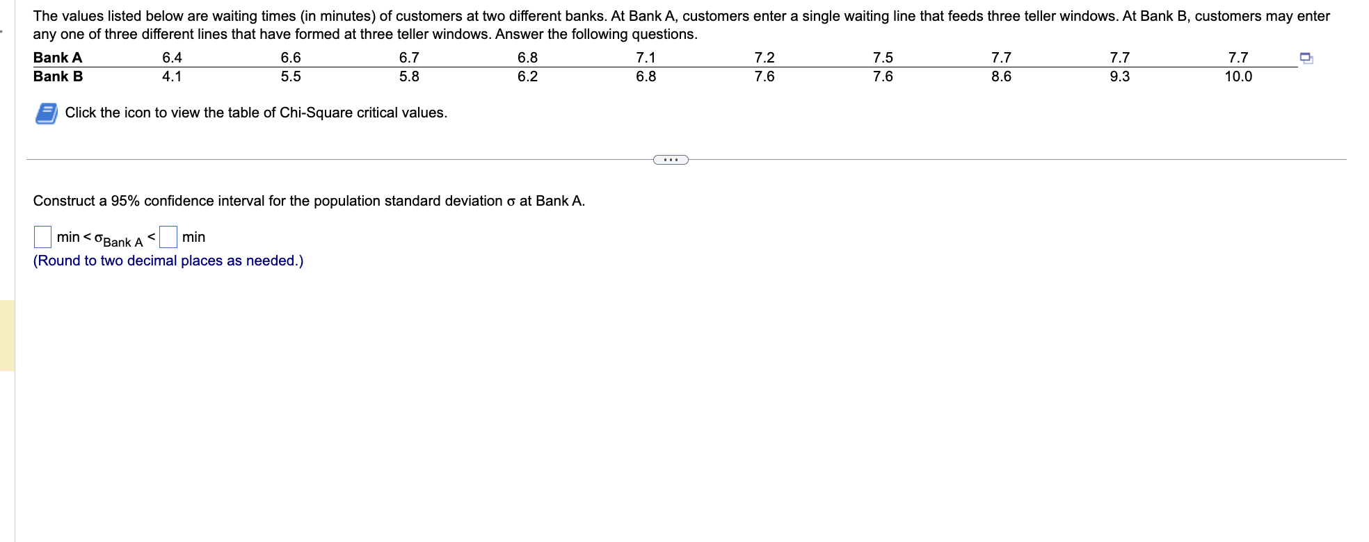 Solved B. Construct A 95% Confidence Interval For The | Chegg.com