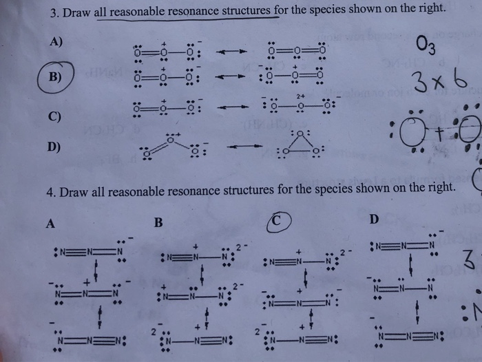 Solved please explain how to draw resonance structures. i | Chegg.com