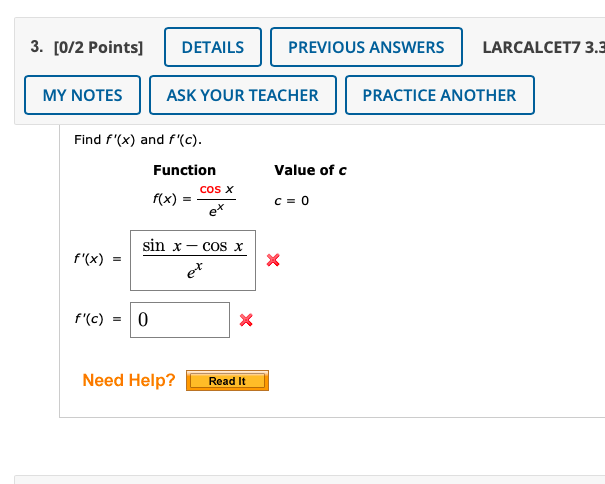 Solved 3. [0/2 Points] DETAILS PREVIOUS ANSWERS LARCALCET7 | Chegg.com